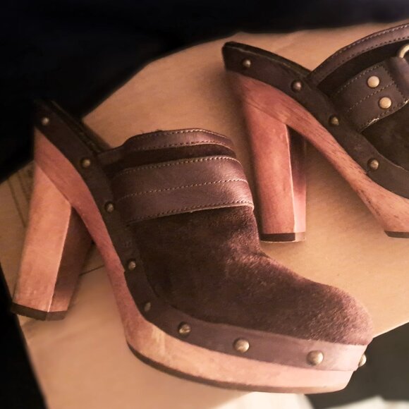 Ralph Lauren Brown Shoes Heels 6 - Picture 3 of 6